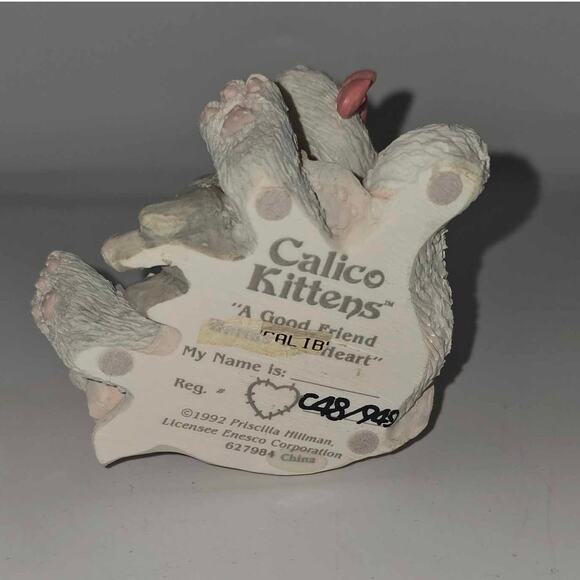 Enesco Calico‎ Cats "A Good Friend" 72984 - Picture 5 of 5